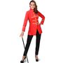 Zirkus Kost�m Rote Garde Jacke Gold Uniform f�r Damen