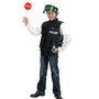 Polizei Kost�m Polizist Matteo Weste mit Polizeihelm f�r Kinder