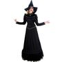 Schwarze Halloween Hexe Morwenna Gothic mit Hexenhut f�r Damen