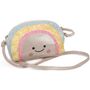 Handtasche Happy Rainbow mit Glitzer Tasche mit Rei�verschluss f�r Kinder 