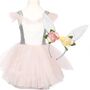 Hasen Kost�m Osterhase Flocke Kleid mit Haarreif f�r Kinder