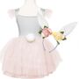 Hasen Kost�m Osterhase Flocke Kleid mit Haarreif f�r Kinder