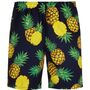 Hawaii Shorts mit Ananas-Motiv kurze Hosen Urlaubs-Outfit f�r Herren
