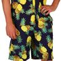 Hawaii Kost�m Aloha Ananas-Print Hemd & Shorts Sommer-Outfit f�r Herren