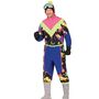 Retro Skianzug Kost�m 80er Jahre Schneeanzug Bunt f�r Herren