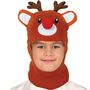 Reh M�tze Rentier Rudolf mit Gesicht Winterm�tze Braun f�r Kinder