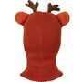 Reh M�tze Rentier Rudolf mit Gesicht Winterm�tze Braun f�r Kinder