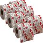 Toilettenpapier 6 Rollen Weihnachten 2lagig mit Weihnachts-Motiv 30m Bad-Deko