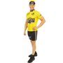 Radfahrer Kostm La Grande Tournee Gelbes Trikot Sportler-Outfit fr Herren