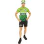 Radfahrer Kost�m La Grande Tournee Gr�nes Trikot Sprinter-Outfit f�r Herren
