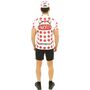 Radfahrer Kost�m La Grande Tournee Gepunktetes Trikot Wurstk�nig f�r Herren