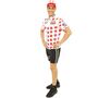 Radfahrer Kost�m La Grande Tournee Gepunktetes Trikot Wurstk�nig f�r Herren
