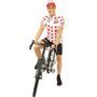 Radfahrer Kost�m La Grande Tournee Gepunktetes Trikot Wurstk�nig f�r Herren