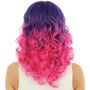 Candy Langhaar Locken-Per�cke Lila Pink frisierbar & hitzebest�ndig f�r Damen