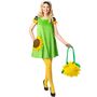 G�rtner Kost�m Sunny Sunflower Kleid Gr�ne Wiese f�r Damen