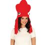Tintenfisch Hut Roter Oktopus Meerestier KW 59 cm f�r Erwachsene
