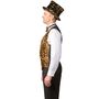 Weste mit Pailletten Gold Silvester Party-Outfit f�r Herren