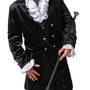Western Jacke Schwarz Steampunk Gehrock de Luxe mit Futterstoff f�r Herren