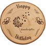 Baumscheibe 24 cm Happy Birthday Wunscherf�ller Geldgeschenk