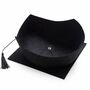 Doktorhut Absolventenhut Schwarz mit Quaste Party Zubeh�r f�r Bachelor & Uniabschluss