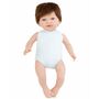Puppe Mila 42 cm beweglich mit Soft-Body, Schnuller & Schildkr�ten-Rucksack