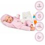 Puppe Lia 45 cm mit Soft-Body mit Schnuller, Windel & Babyflasche f�r Kinder