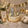 Tortenaufsatz Goldene Hochzeit Ehepaar Jubil�um Tisch-Deko Party-Zubeh�r