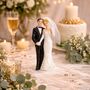 Figur Hochzeitspaar 11 cm Tortenaufsatz Tisch-Deko Party-Zubeh�r