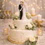Figur Hochzeitspaar 11 cm Tortenaufsatz Tisch-Deko Party-Zubeh�r