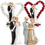 Figur Hochzeitspaar 11 cm Tortenaufsatz Tisch-Deko Party-Zubeh�r