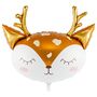 Reh Folienballon Feli das Rehkitz 73 x 64 cm Tierballon Party-Deko