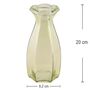 Glasvasen Set Corolle 2er - Mini & gro�e Blumenvase Tisch-Deko