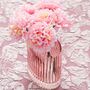 Mini Glasvasen-Set 6er Rosa Gr�n Klar Tisch-Deko Hochzeit Geburtstag
