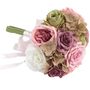 K�nstlicher Blumenstrau� Fairy Pond Rosa Gr�n Lila 32 cm Hochzeitsdeko