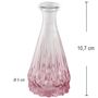 Mini Glasvase Alexandrin Blumenvase 10,7 cm Farbverlauf Rosa Tisch-Deko