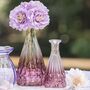 Glasvase Alexandrin Blumenvase 14,5 cm Deko-Vase mit Farbverlauf Rosa