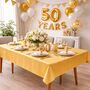 Tischdecke gl�nzend 150 x 300 cm elegante Tischdeko Hochzeit & Geburtstag