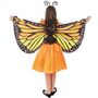 Schmetterling Kost�m Kinder Aurora Orange mit Fl�geln & Haarreif