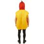 Hotdog Kost�m Erwachsene Fast Food Hot Dog JGA Party Fasching