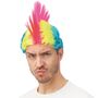 Irokesen Per�cke Neon Bunt Punk Mohawk CSD LGBTQ Fasching