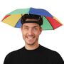 Regenschirm Hut Bunt Schirmm�tze Party Gag Fotobox JGA Fasching f�r Erwachsene