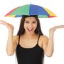 Regenschirm Hut Bunt Schirmm�tze Party Gag Fotobox JGA Fasching f�r Erwachsene
