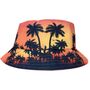 Fischerhut Hawaii Tropical Palmen Sunset Bucket Hat Festival f�r Erwachsene