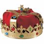 K�nigskrone Sternsinger Krone rot/gold Kost�m-Zubeh�r