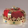 K�nigskrone Sternsinger Krone rot/gold Kost�m-Zubeh�r