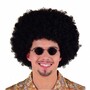Afro-Per�cke schwarz Lockenkopf f�r Erwachsene 