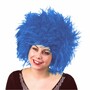 Wuschelkopf Per�cke Nina blau f�r Damen Kost�m-Zubeh�r 