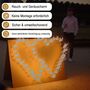 Lichterbild Brennendes Doppelherz