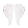 Engelsfl�gel  wei� aus echten Federn 47 x 47 cm Kost�m-Zubeh�r