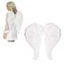 Engelsfl�gel  wei� aus echten Federn 47 x 47 cm Kost�m-Zubeh�r